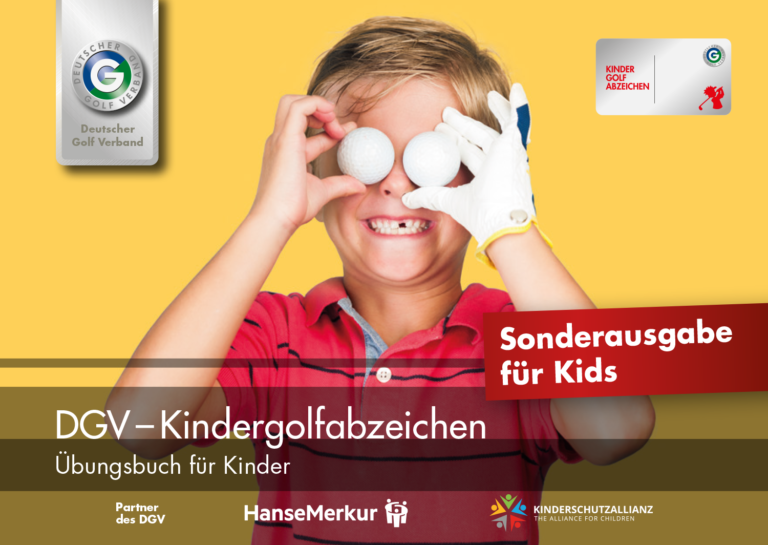 DGV–Kindergolfabzeichen Übungsbuch für Kinder