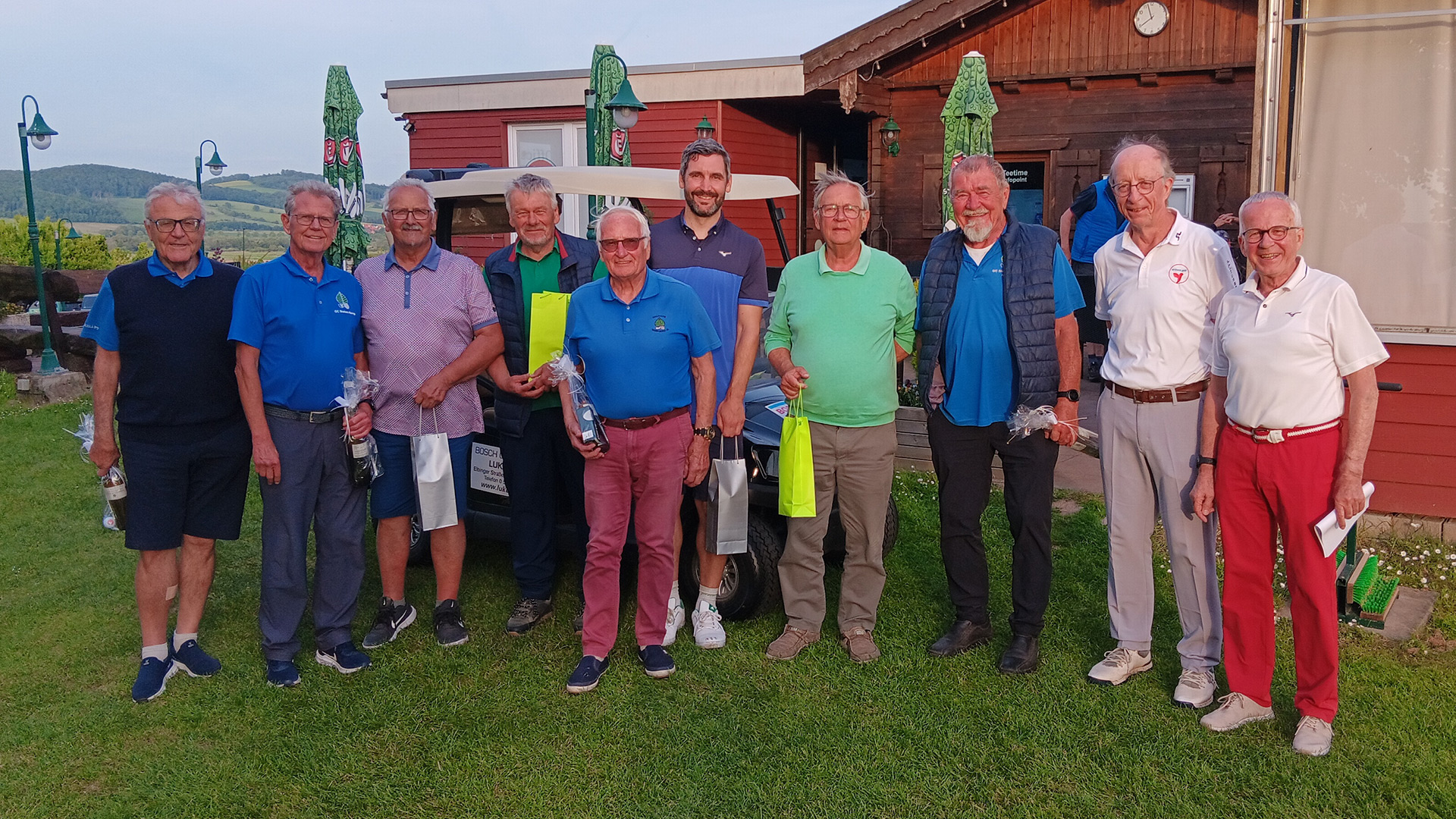 Traditioneller Freundschaftsvergleich der Einbecker Mittwochsgolfer mit den Old Boys des GC Sieben-Berge Rheden